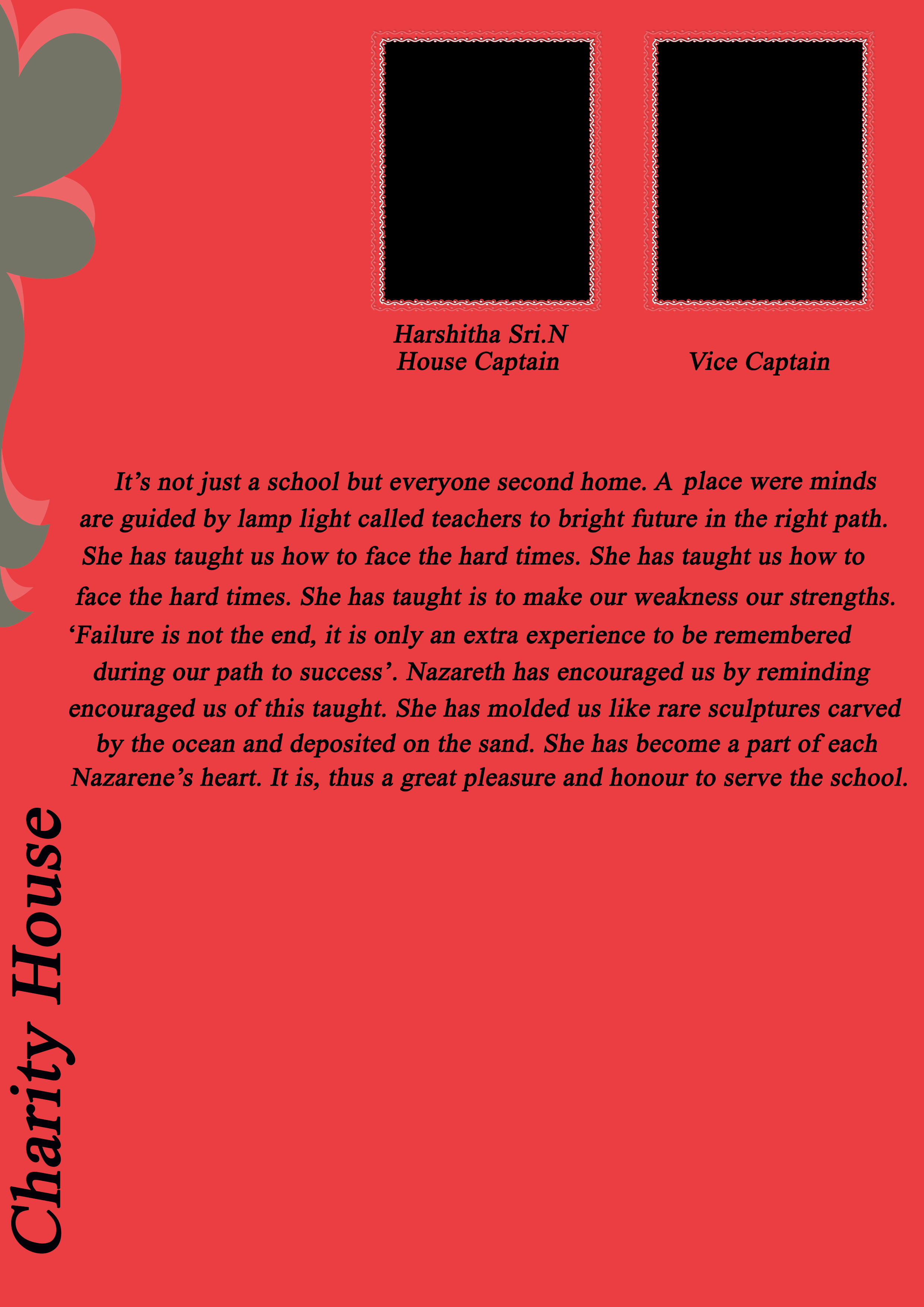 Charity House Prefect