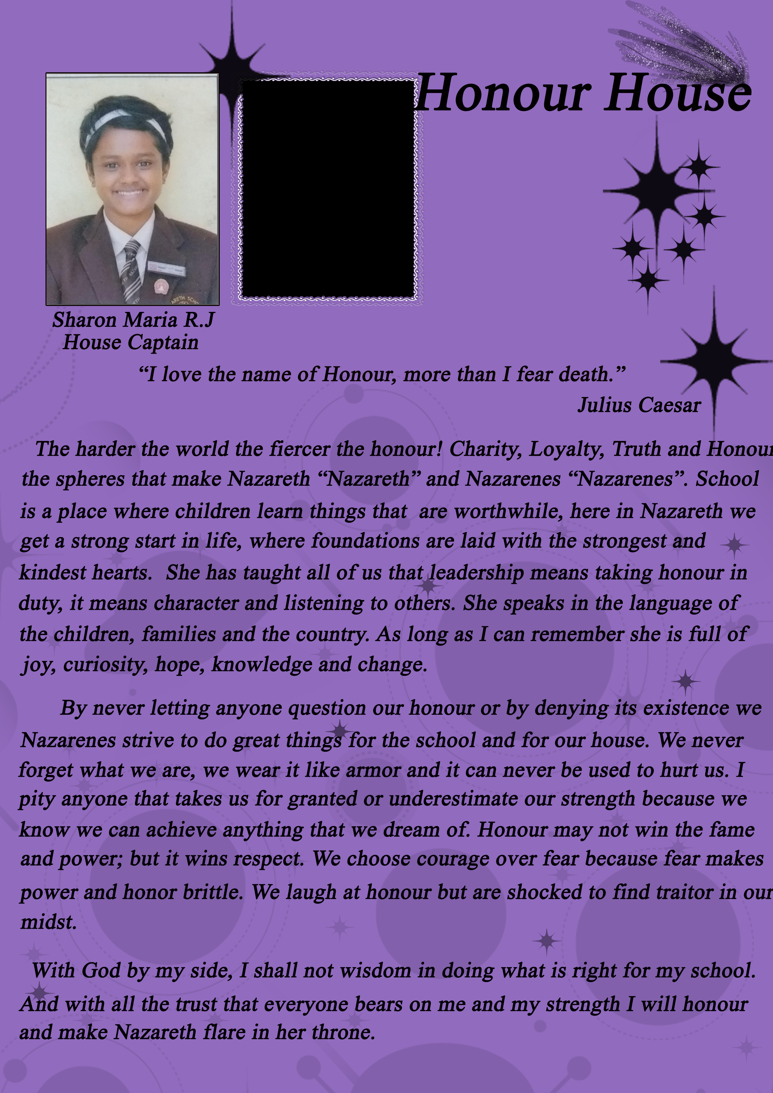 Honour House Prefect